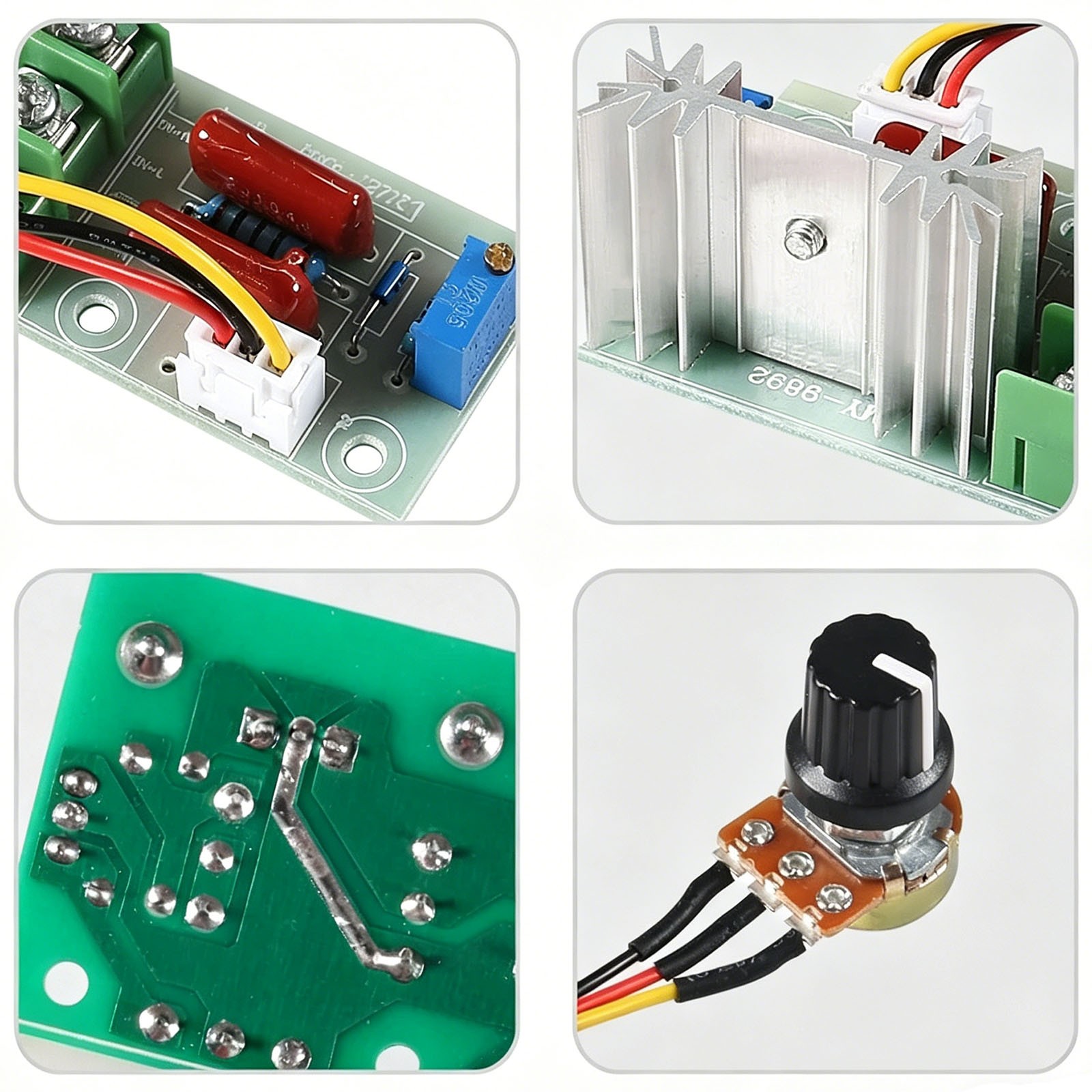 5PCS AC 110V 220V 2000W SCR Voltage Regulator LED Dimmer Motor Speed Controller