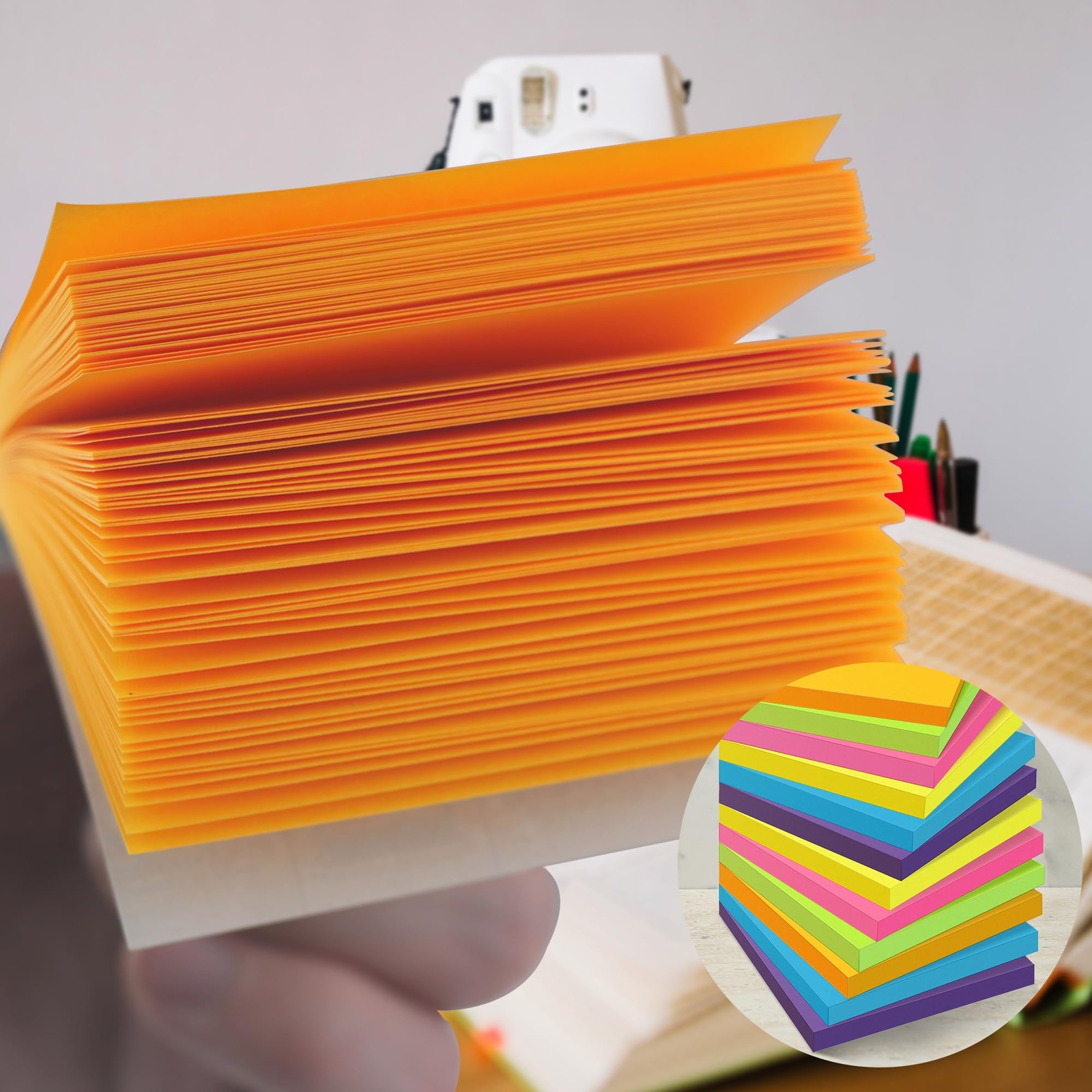 Post It Notes Pop-up, Sticky Notes, 3×3 Inches, 12 Pads, Bright Colors Self