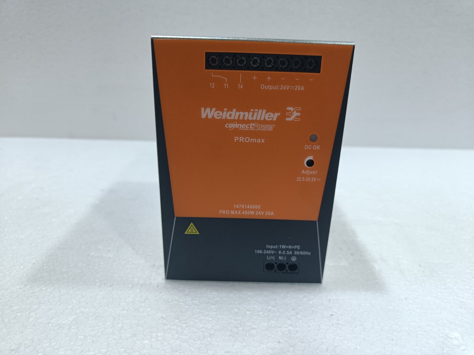 1478140000 24V 480W 20A Weidmuller MAX PRO Power Supply NEW New power 1pcs