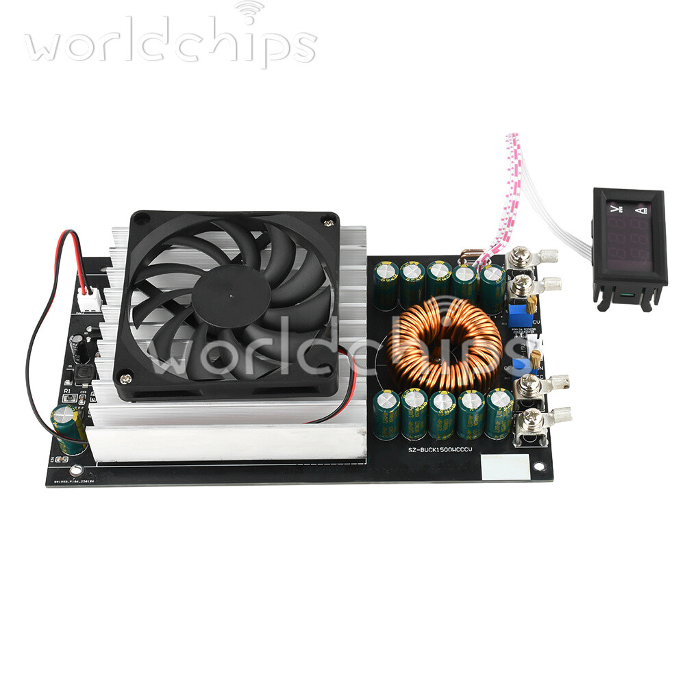 1500W DC-DC Step-down Module Adjustable Power Supply Module 15V-90V to 2.5V-72V