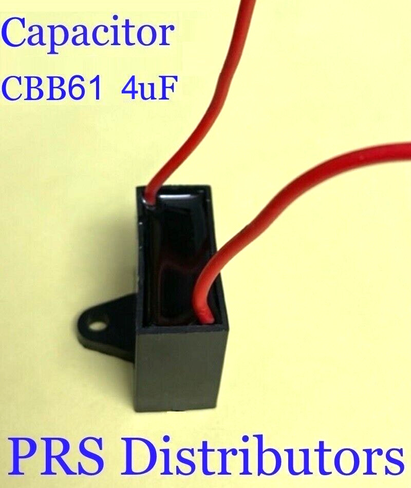 CBB61 4uF 4mF Motor Ceiling Fan Capacitor replacement 2-Wire 450VAC 50/60 HZ