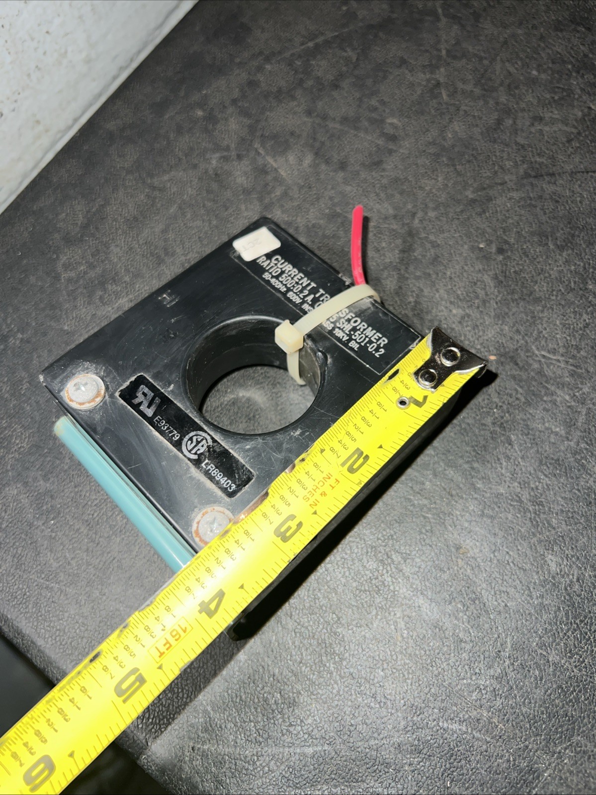 EIL INSTRUMENTS CT RATIO: 500:0.2 50-400HZ 5-SHL-501-0.2 Current Transformer