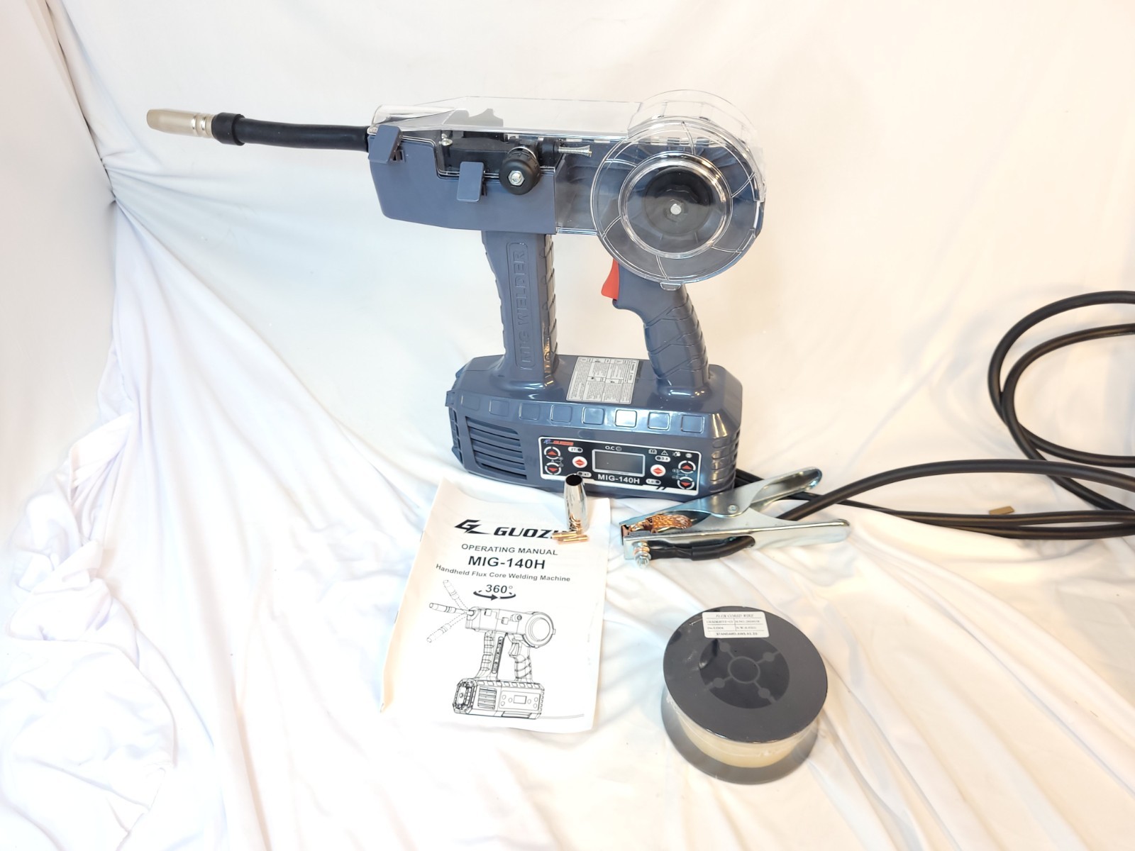 Handheld Flux Core MIG Welder 110V, 140A Portable Welding Machine,Inverter Wire