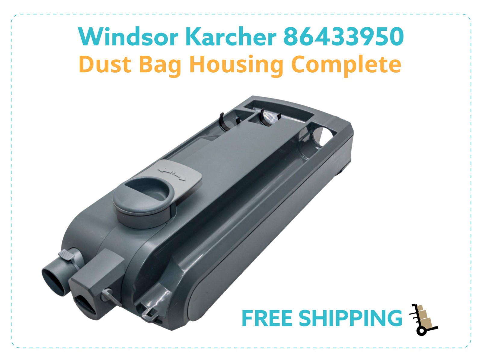 Windsor Karcher 86433950 Dust Bag Housing Complete for Sensor S & Sensor XP Vacs
