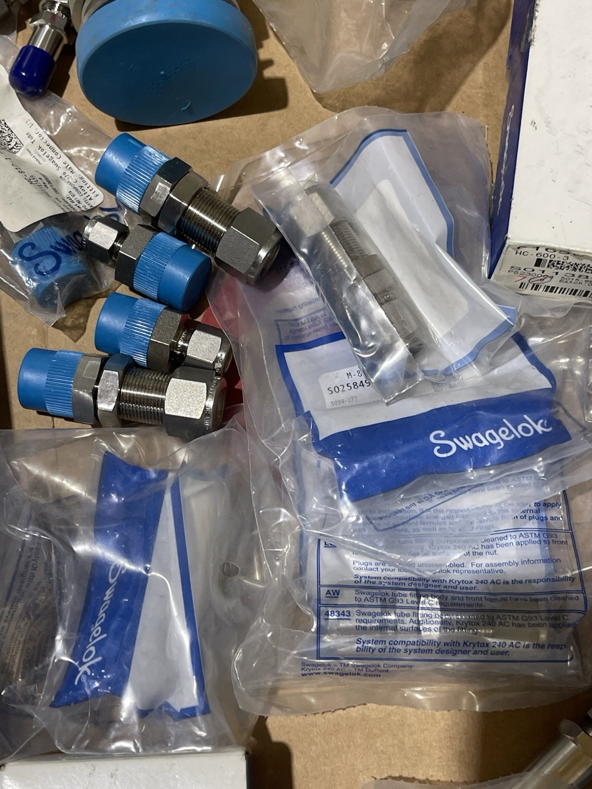 Lot Of Swagelok Fittings, Hoses, Valves, Filters, SS Stainless Steel, HC C-276