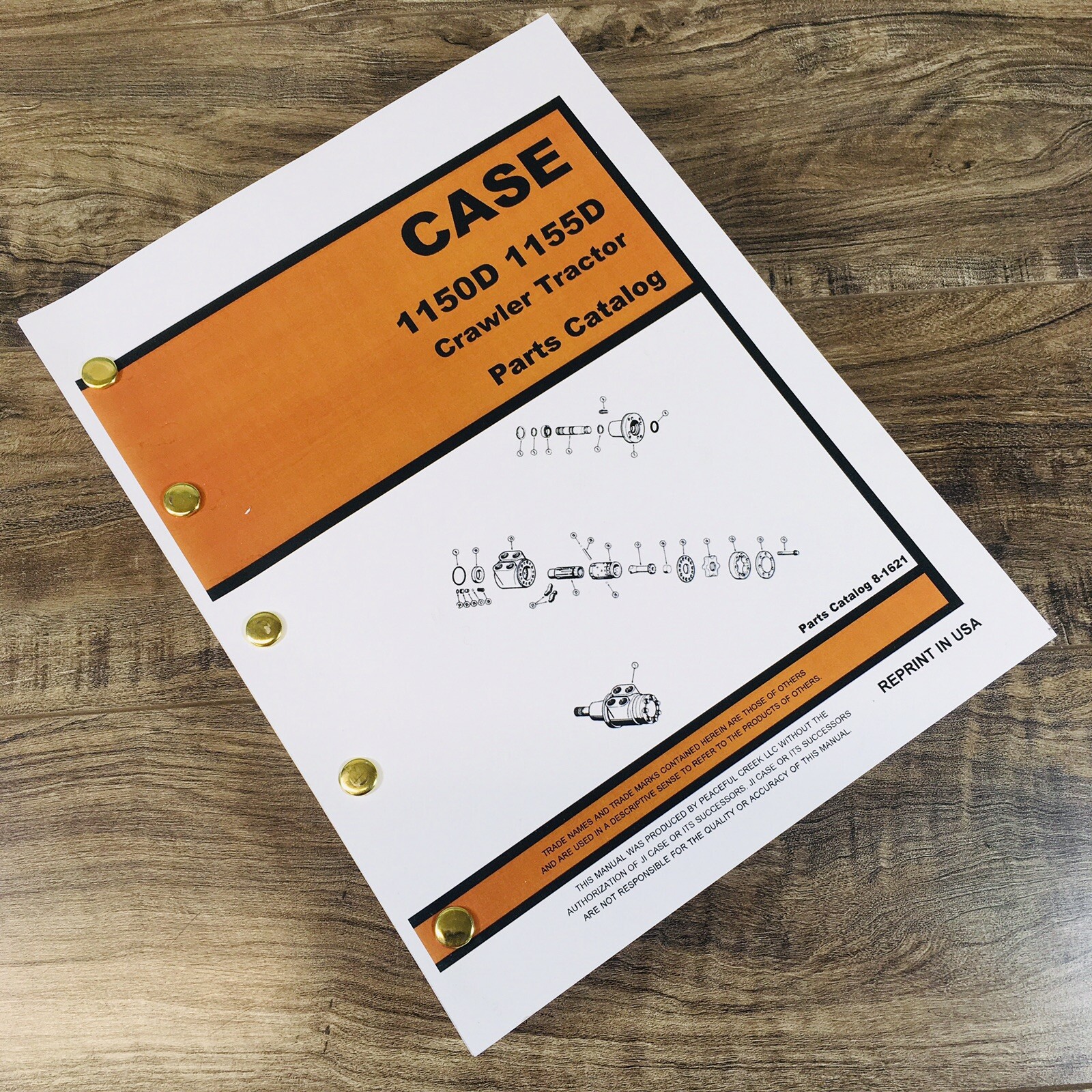 Case 1150D 1155D Crawler Tractor Dozer Parts Manual Catalog Exploded Views