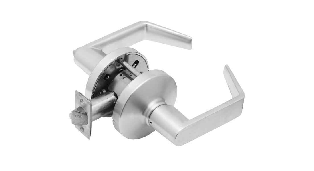 K Series Passage Dane Lock with 30266 Latch 30148 Strike Satin Chrome Finish