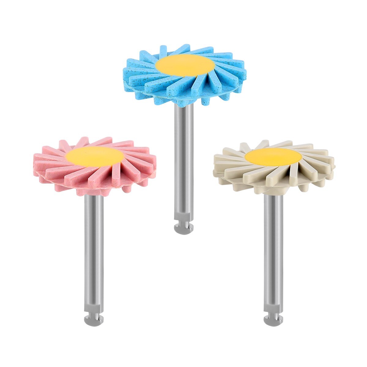 Dental Diamond Impregnated Polishing Wheels Zirconia Porcelain Polishing Burs
