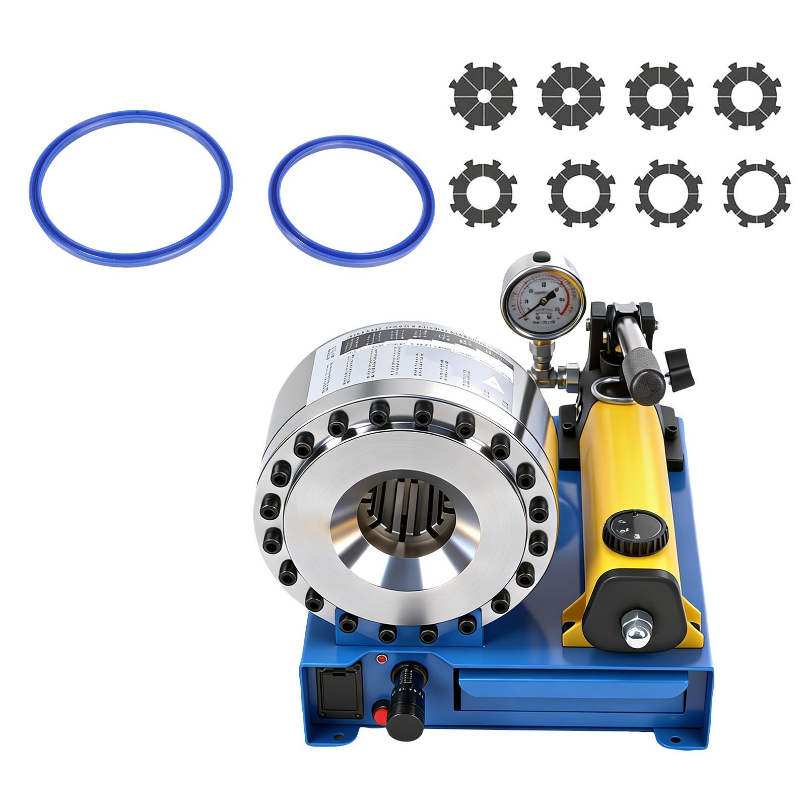 Universal Hose Crimping Machine for Hydraulic Pipe 1/8 to 1 Inch Set