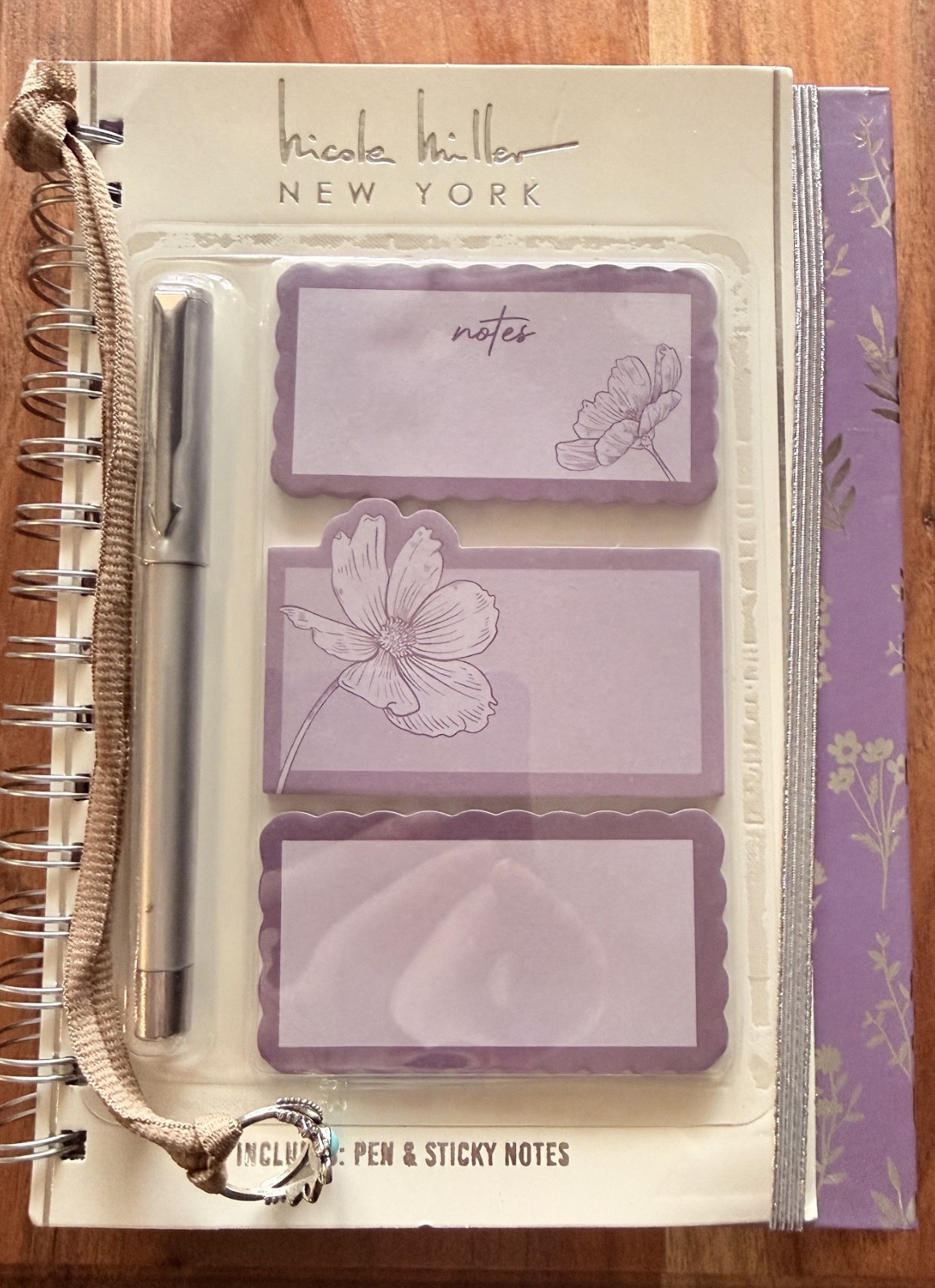 Lined Journal Notebook with ring bookmar Hardcover Journal for Writing, A