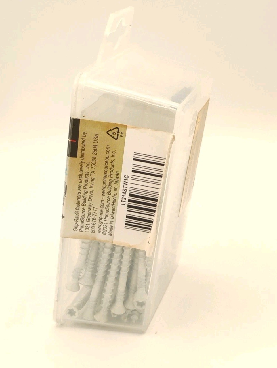 PrimeGuard Plus 2-1/4″ X 8 White T-20 Star Head PVC Trim Screws 100 PK New