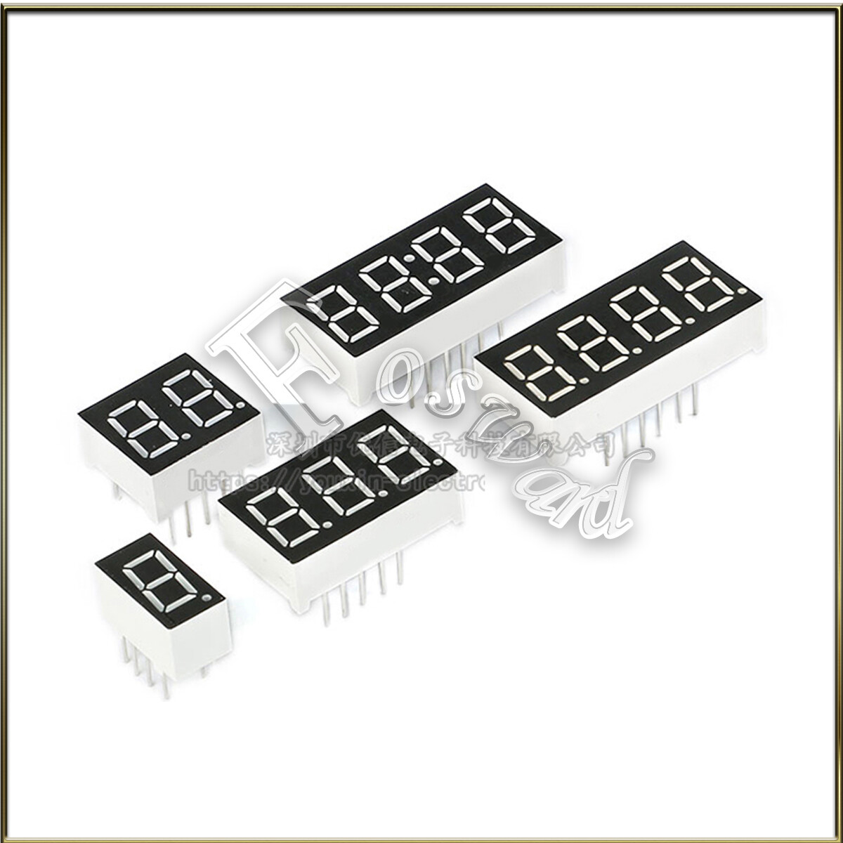 Seven 7 Segment LED Display 0.56″ 0.36 Inch Red 1 2 3 4 Digits Anode Cathode