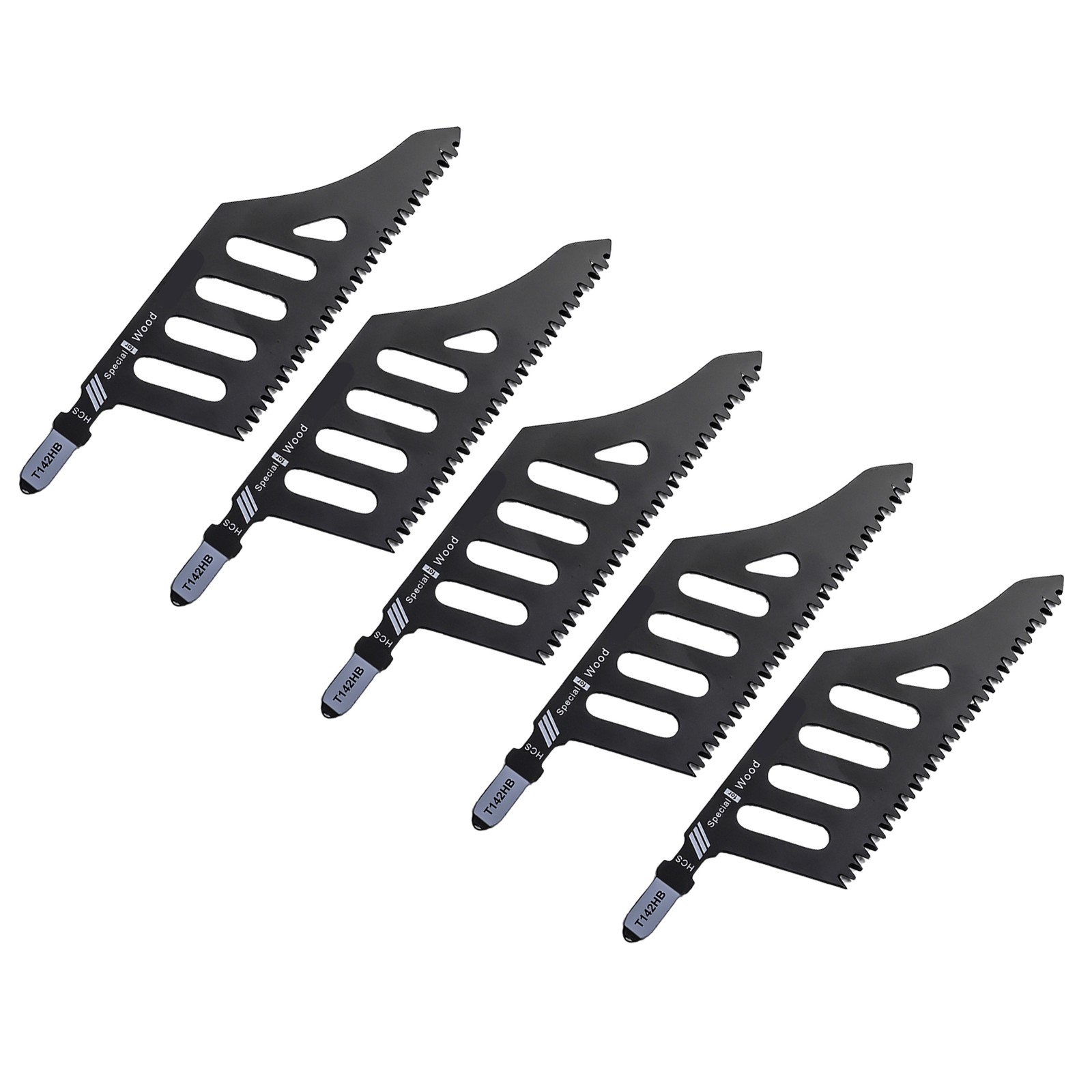 5 Pcs Flush Cutting Jigsaw Blade High Carbon Steel Irregular Curve Saw Blad Fit