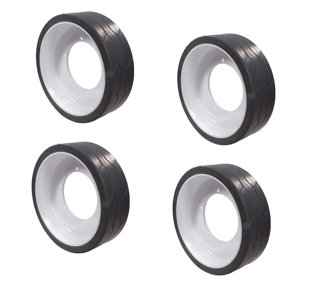4Pk JLG 4520676 Non-Marking Rubber Scissor Lift Tire Assembly-Fits 2030ES,2630ES
