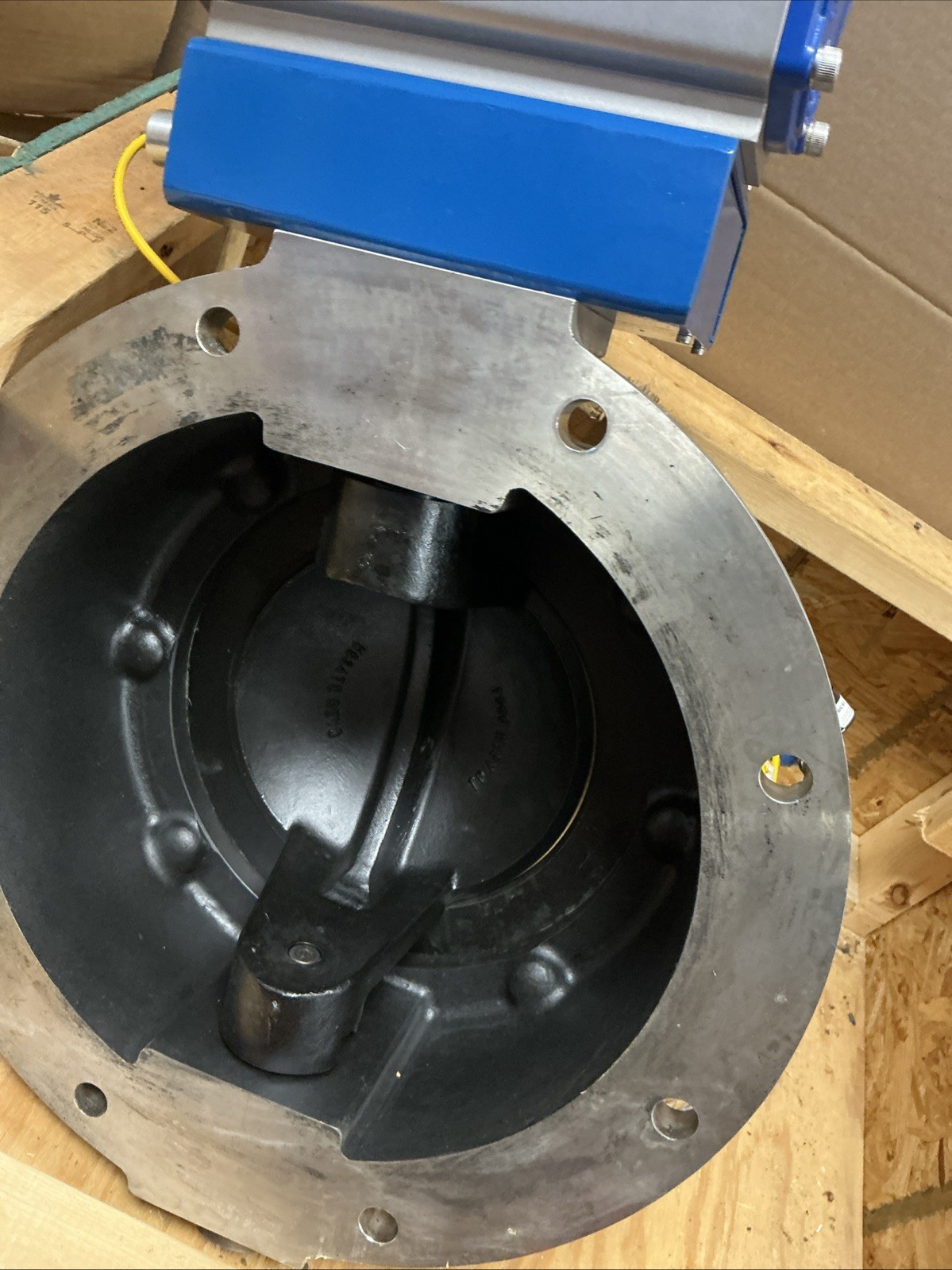 Macawber 10in Pneumatic Dome Valve w/ Mecair ACT500R Actuator ANSI 150 W-400S