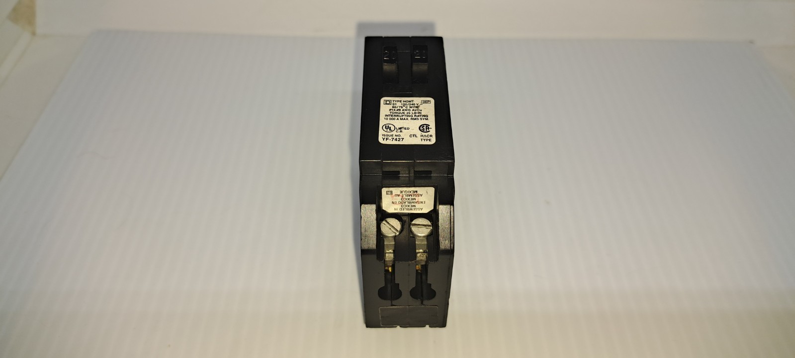Square D Homeline HOMT2020 20 Amp Two 1 Pole 120/240V Tandem Circuit Breaker