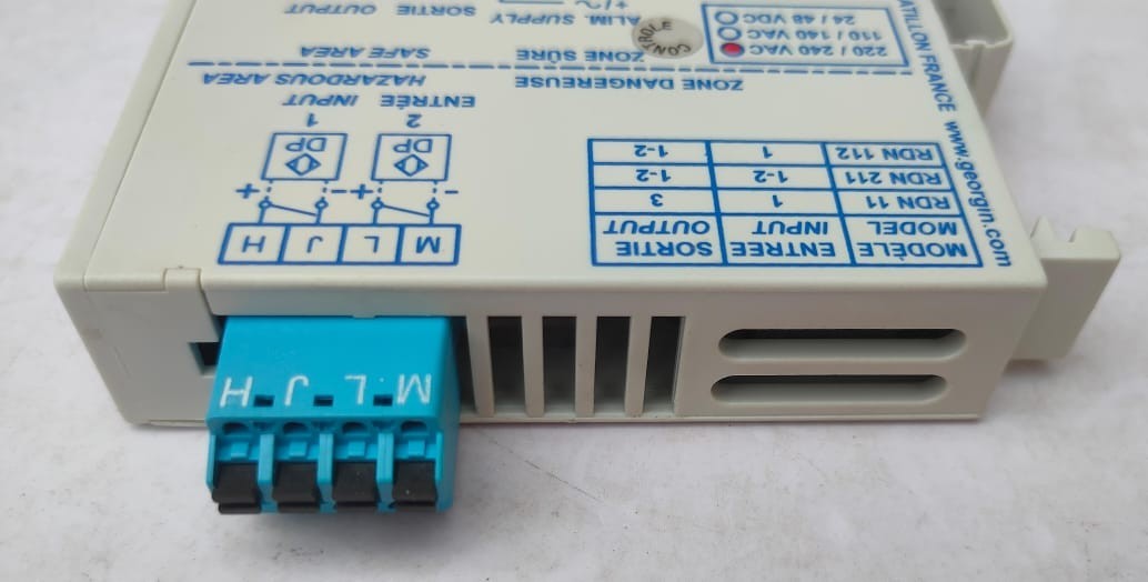 GEORGIN RDN 211 Intrinsically Safe Relay 220/240VAC RDN211000