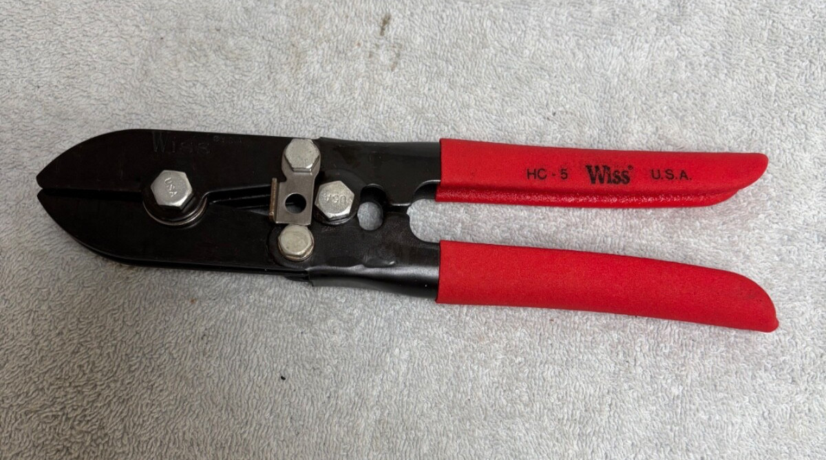 WISS TOOLS 5-BLADE SHEET METAL DUCT CRIMPER HC-5