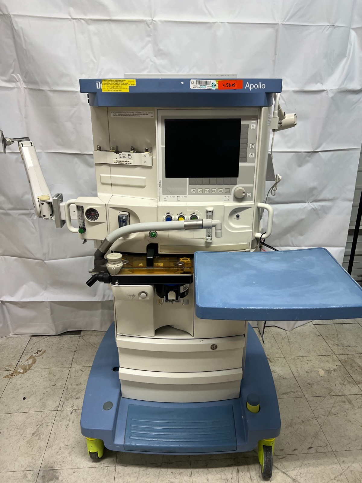 Draeger Medical Apollo Anesthesia System