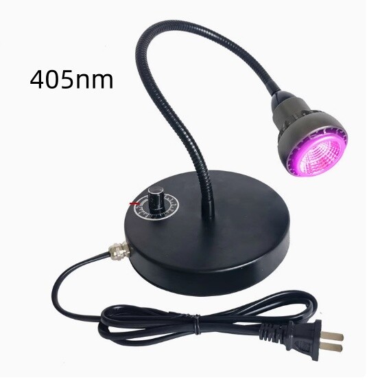 Energy adjustable desk lamp model 10W UV curing lamp 365nm/395nm/405nm