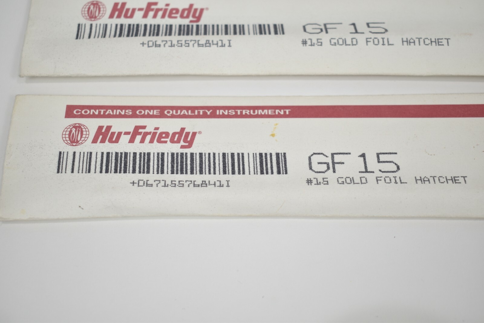 Hu-Friedy GF15 Gold Foil Hatchet #41 Round Handle Set of 4 Instruments