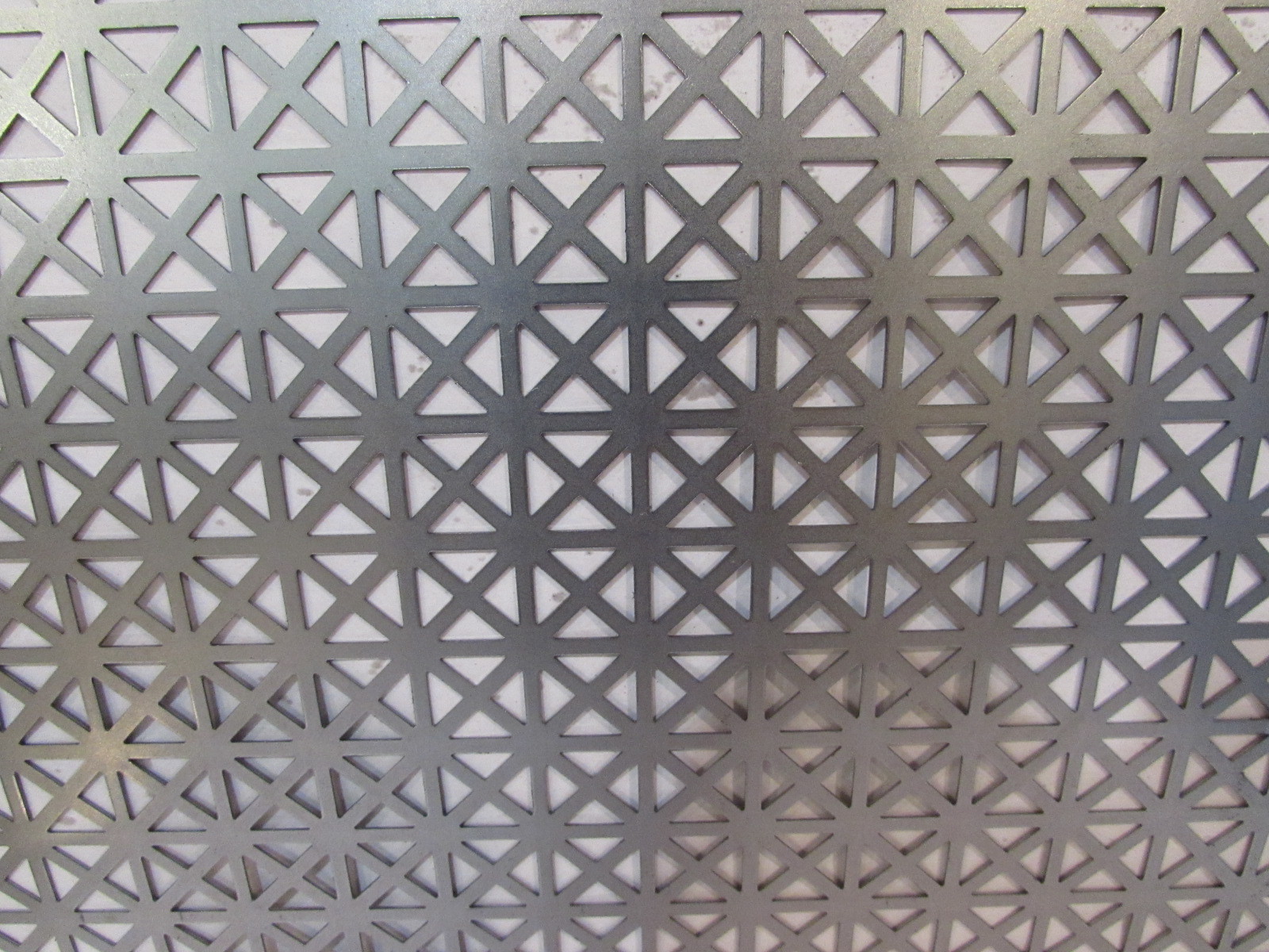QUALITY PERFORATED DECORATIVE METAL—GRECIAN PATTERN– 6″ X 6″