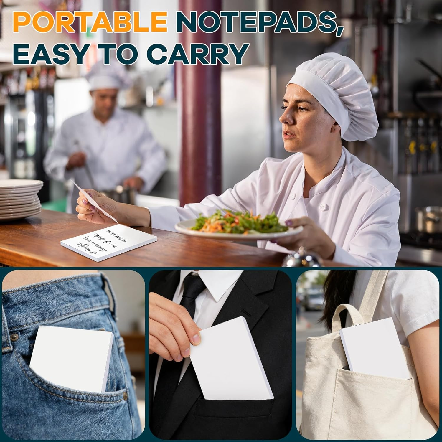 40 Pack Note Pads 4×6, Small Notepads Memo Pads, 50 Sheets Per Note Pad, Blank S
