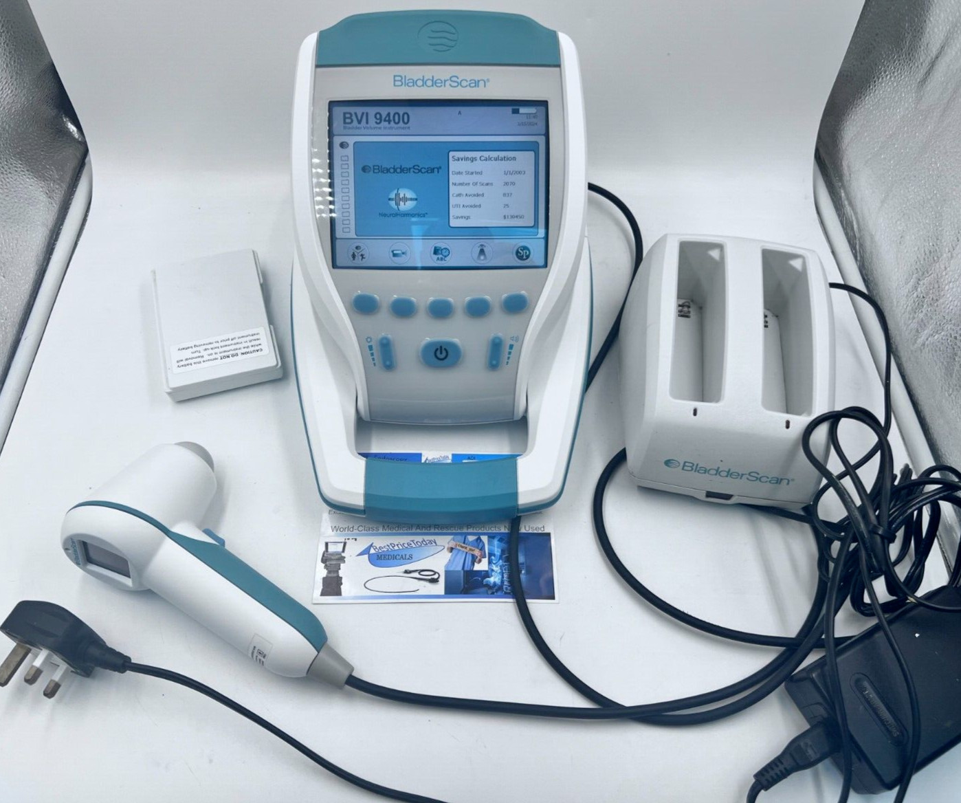 VERATHON BVI9400 PORTABLE 3D ULTRASOUND BLADDER SCANNER BladderScan BVI 9400