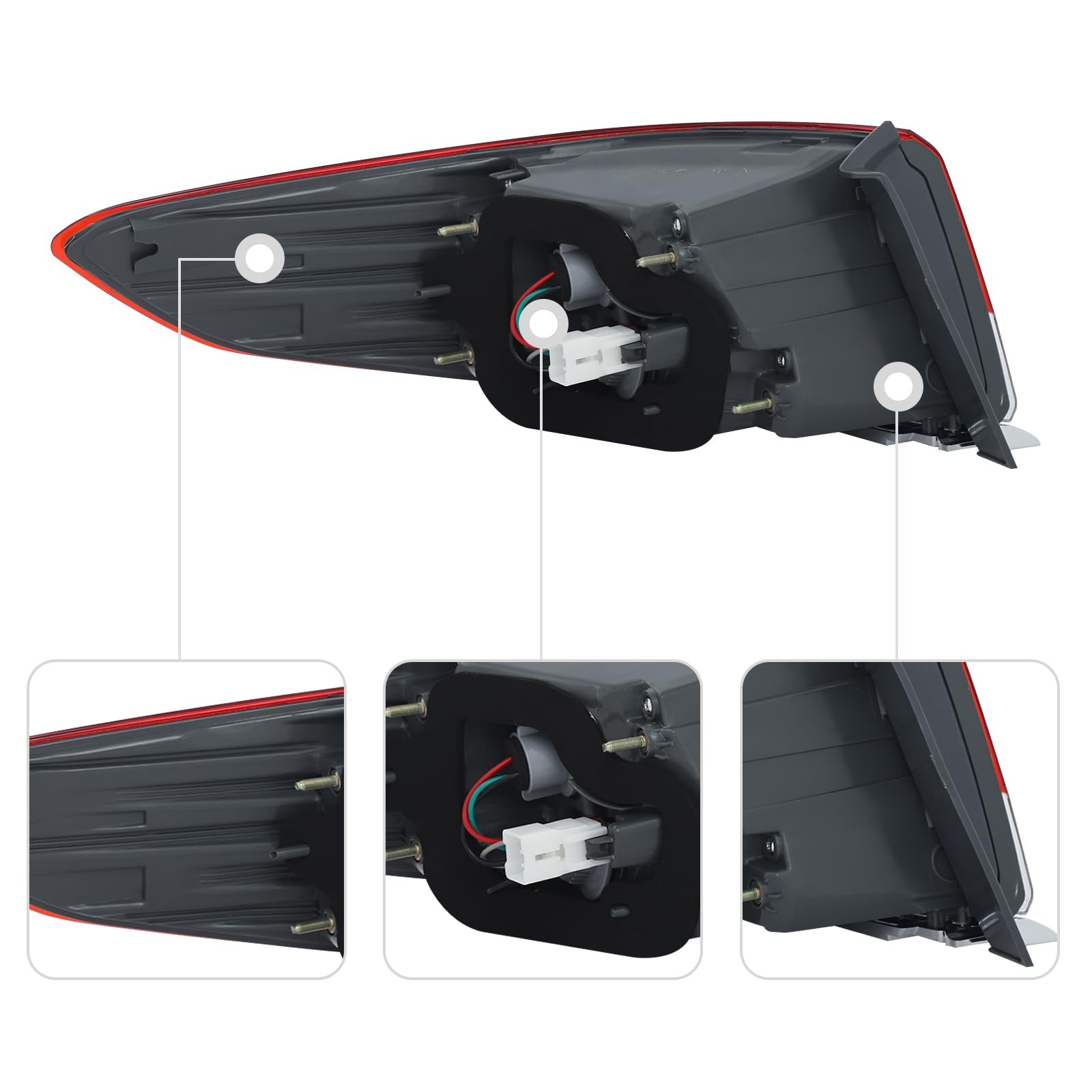 Tail Light Assembly for 2018-2019 Sonata Halogen Right Passenger 92402C2500