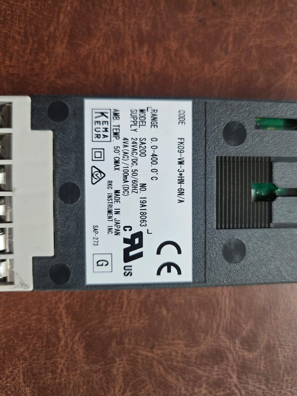 RKC Instrument FK09-VM-3*HN-6N/A Digital Temperature Controller