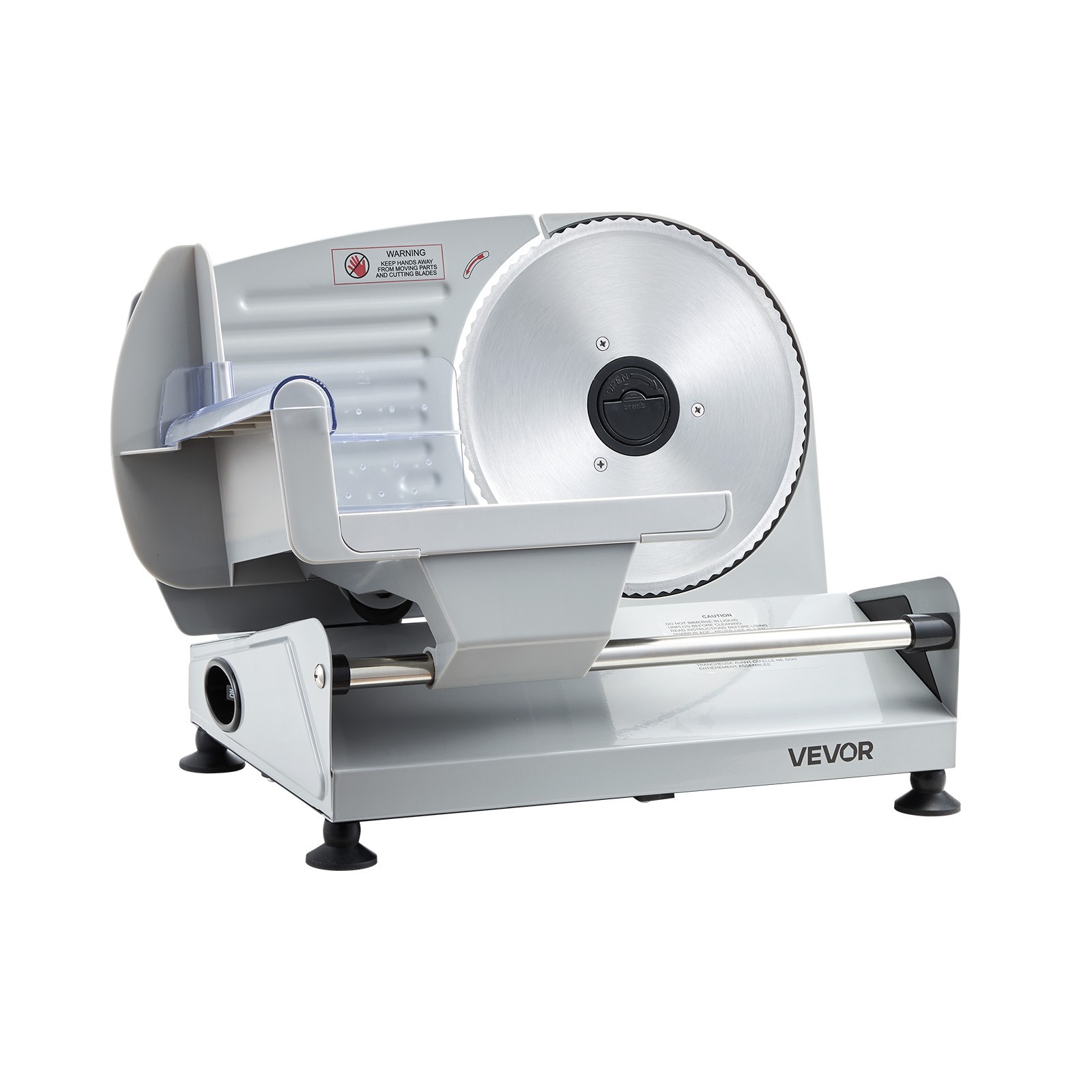 VEVOR Electric Meat Slicer with 7.5″ SUS420 Blade & 0-0.6″ Adjustable Thickness