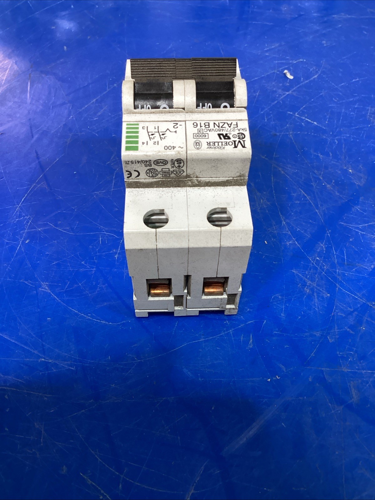 KLOCKNER MOELLER FAZN-B16 CIRCUIT BREAKER 16A 2 Pole