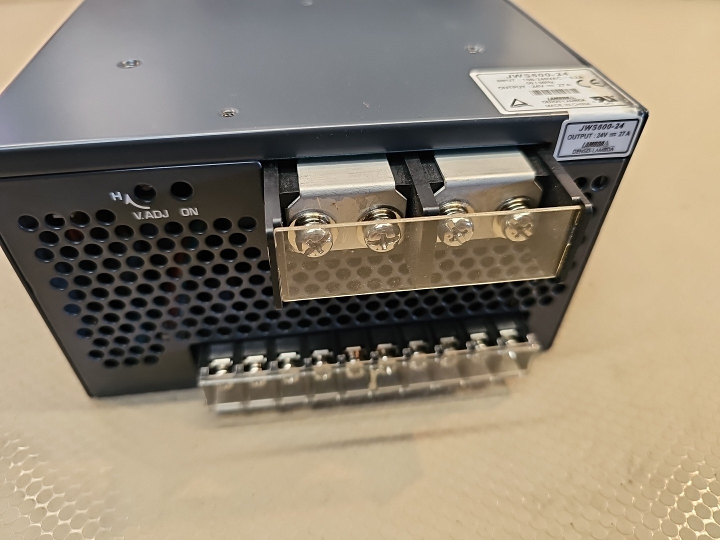 Lambda JWS600-24 Ac To Dc Power Supply 100-240v-ac 27a Amp 24v-dc 600w