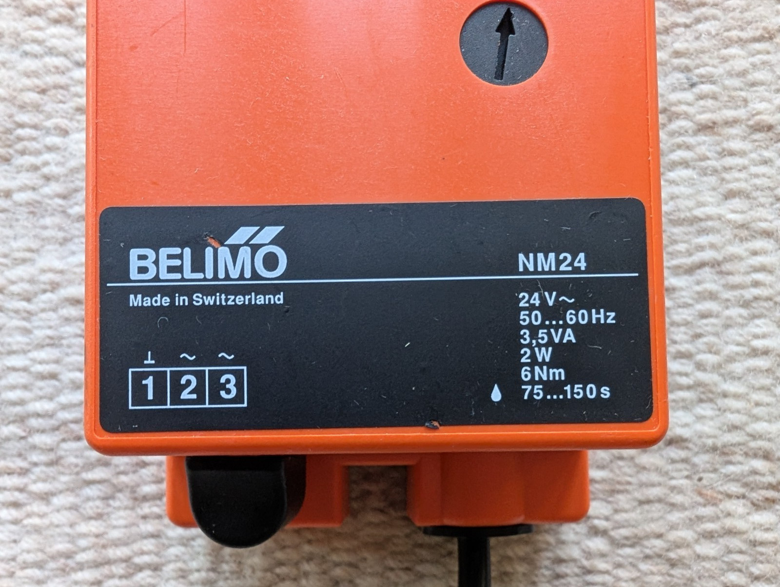Belimo NM24 Actuator Damper (tested and working)