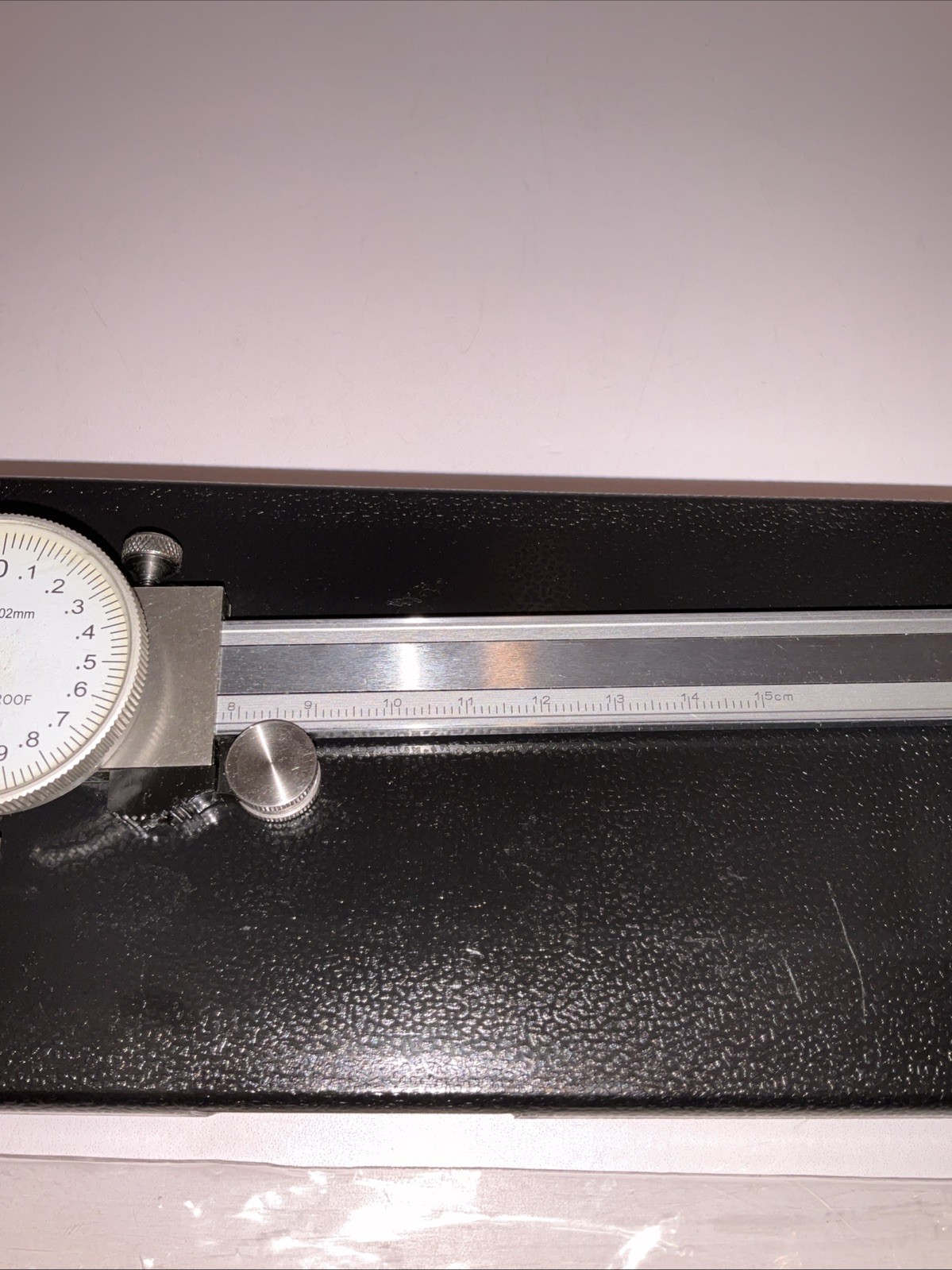 6” 150mm Dial Caliper 0.02mm Shock Proof Stainless Steel w/ Case Metric