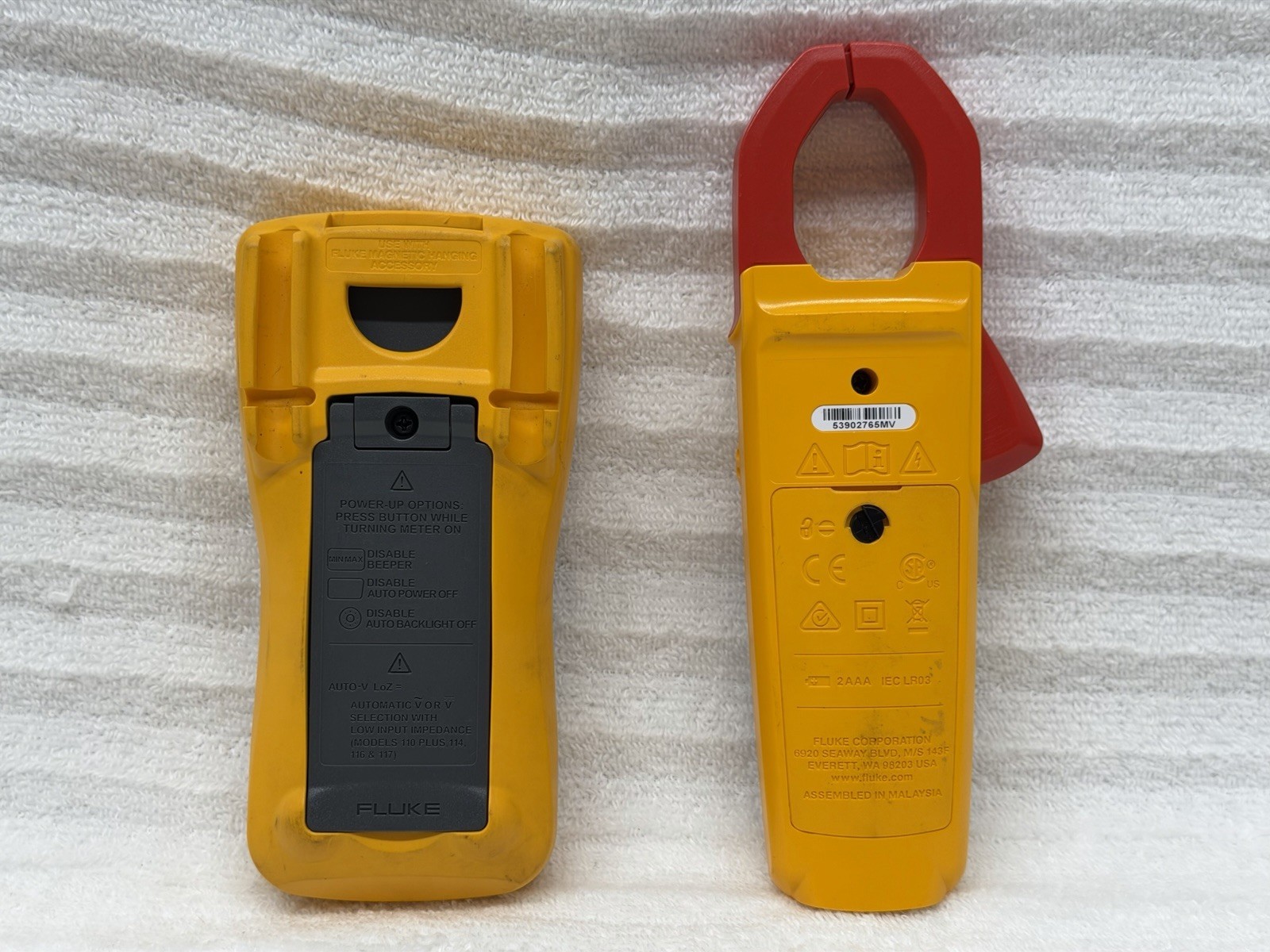 FLUKE 116/323 Kit HVAC Multimeter and Clamp Meter Combo Kit C2