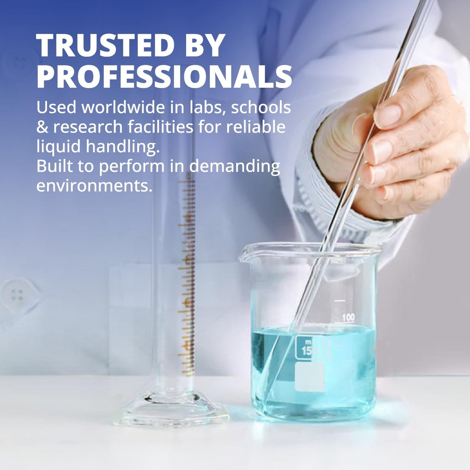 United Scientific Borosilicate Glass Beaker 1000ml Autoclavable