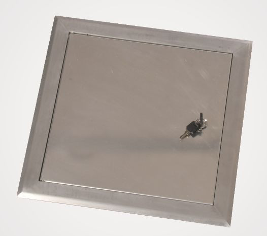 24″ x 24″ System AluLight Exterior & Interior Access Door with Key Lock