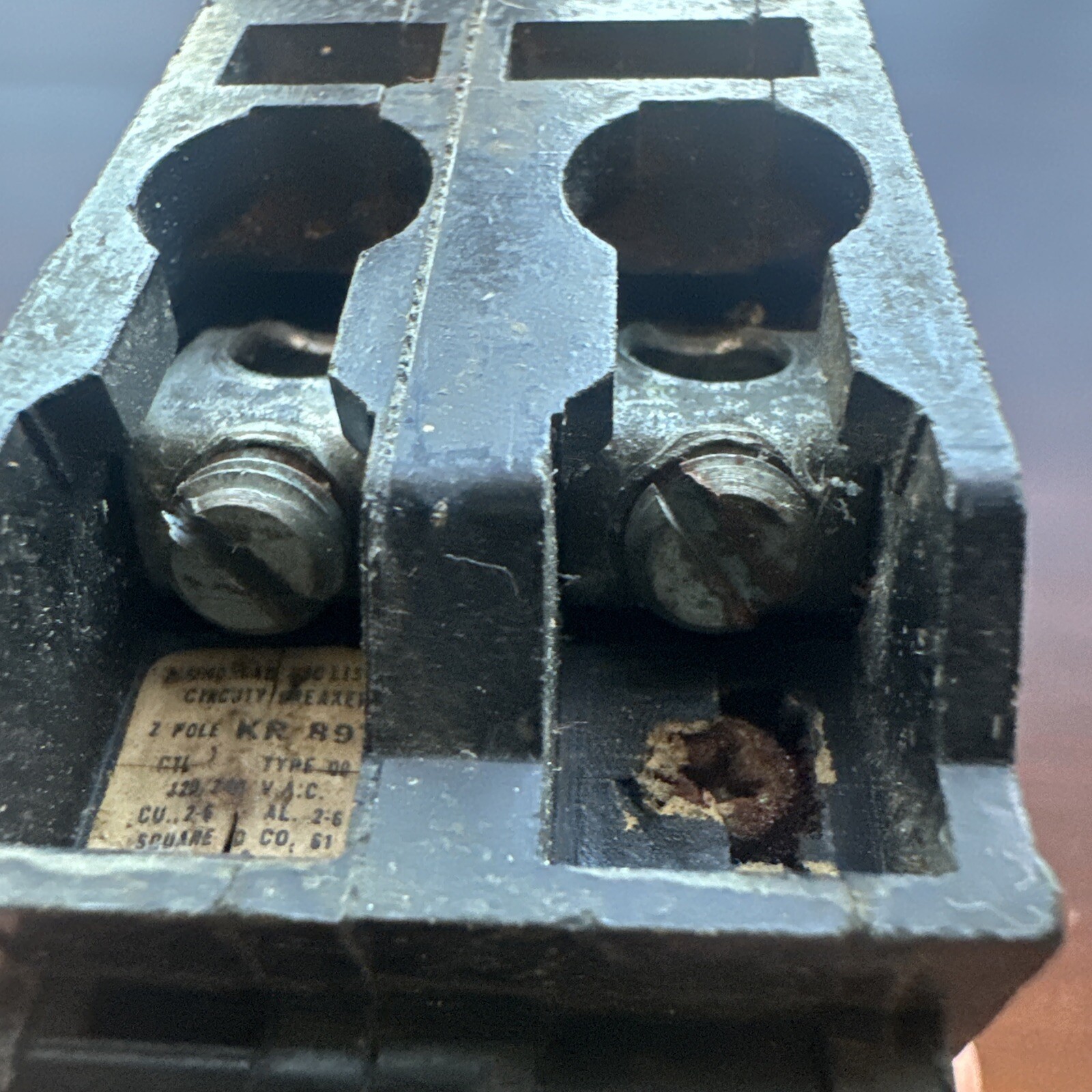 Square D QO260 60A 2-Pole Circuit Breaker 120/240 Vac Single-Phase
