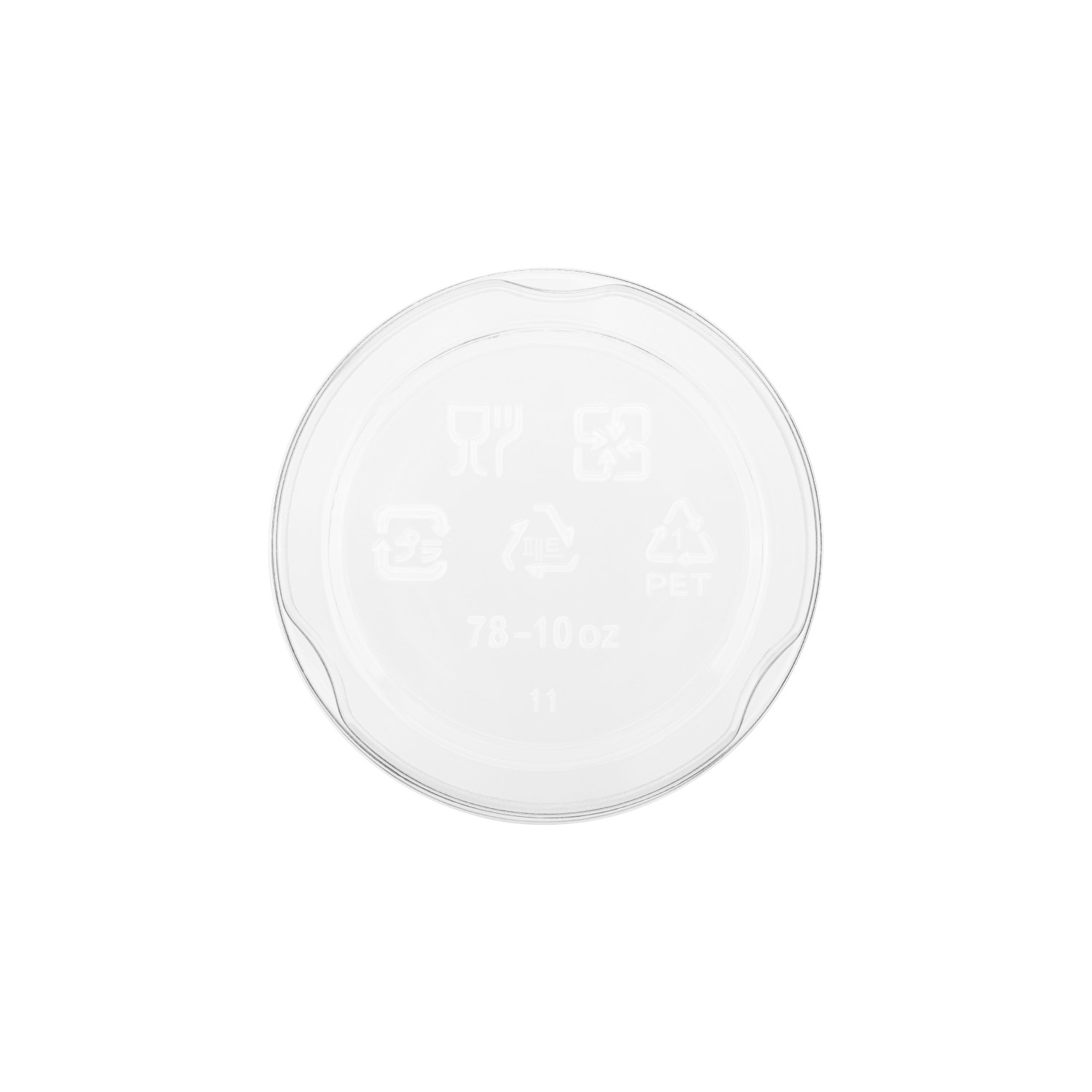 Karat 10oz PET Plastic Cold Cups (78mm) – 1,000 ct, C-KC10
