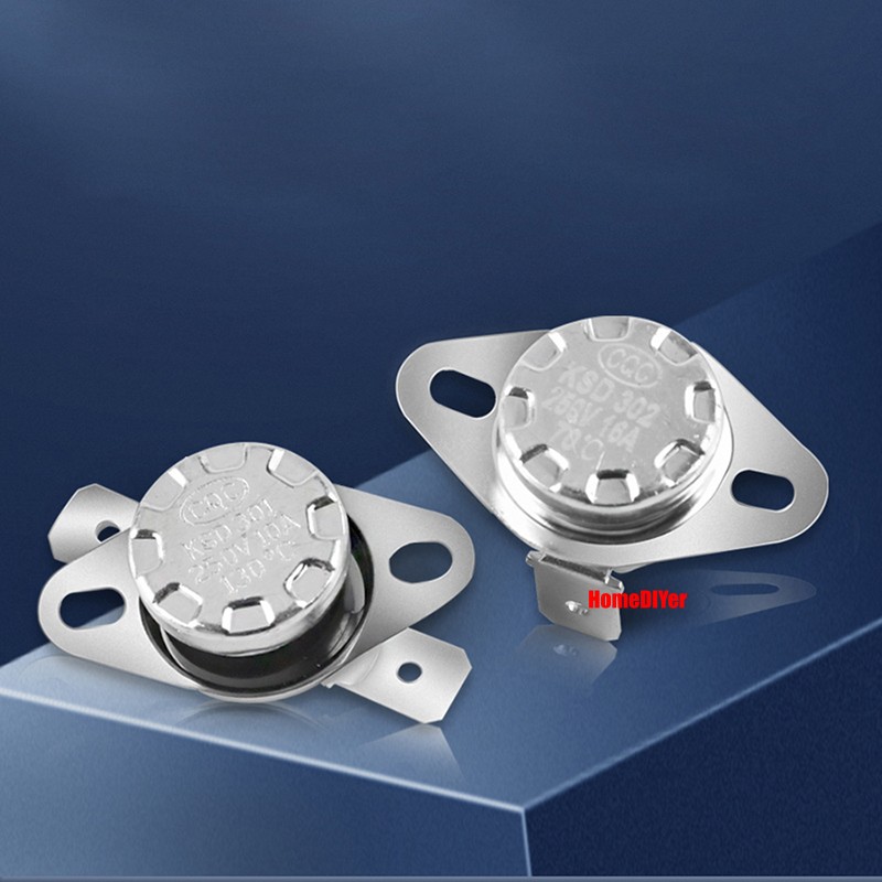 KSD301/302 Temperature Controlled Switch Control Sensor Range 40-200℃ NC/NO 250V