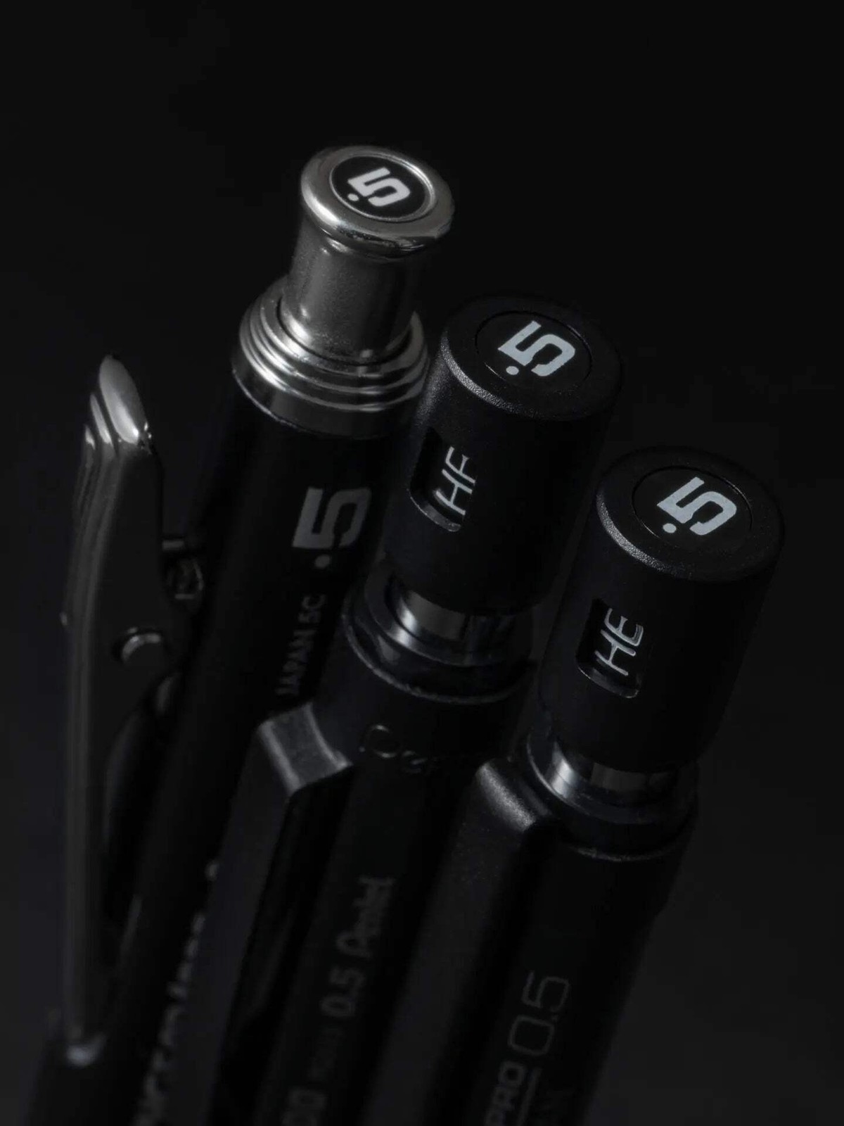 Pentel GraphGear/Graph Black Edition, Mechanical Drafting Pencils, Pentel 60th A