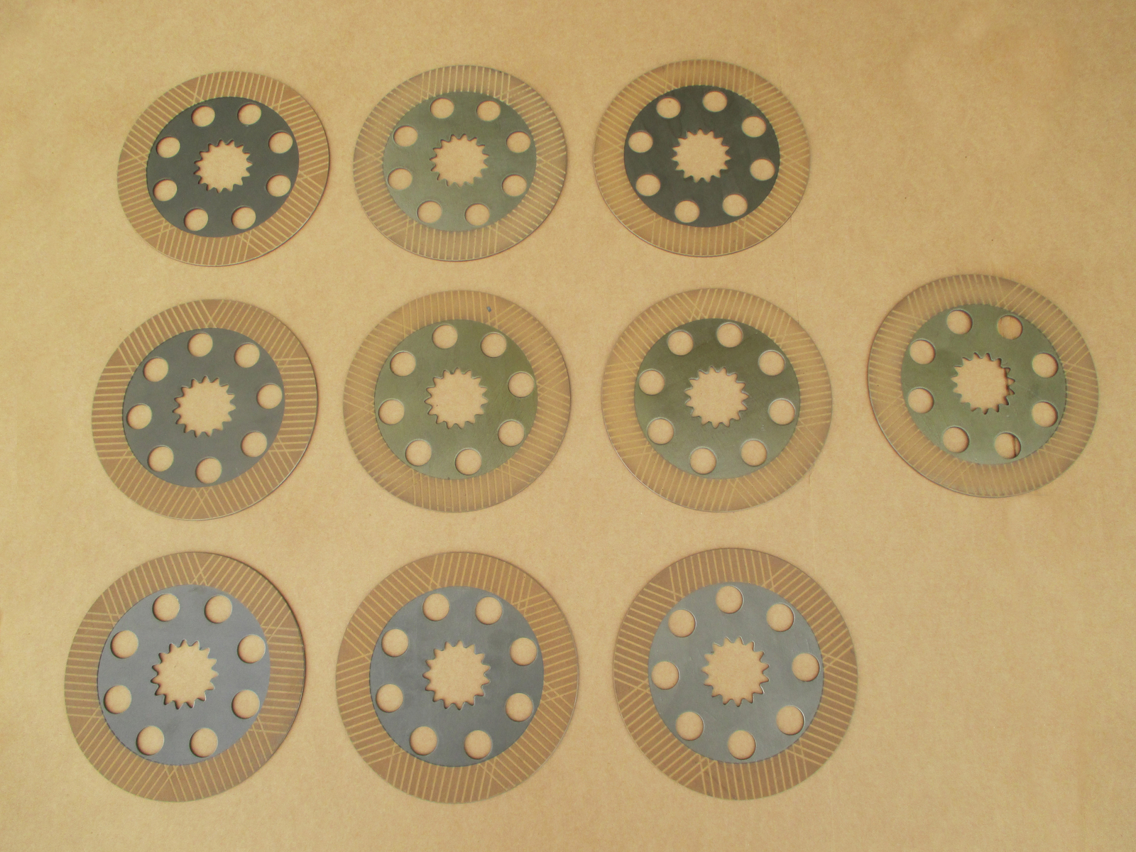 10 BRAKE FRICTION PLATES FOR JCB 535-60 535-67 535-95 536-60 536-70 536-95 537