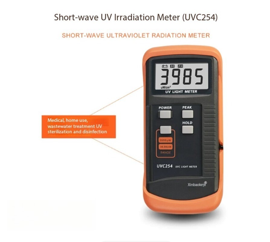 Ultraviolet Radiation Illuminance Meter Tester and Irradiance Meter Precise