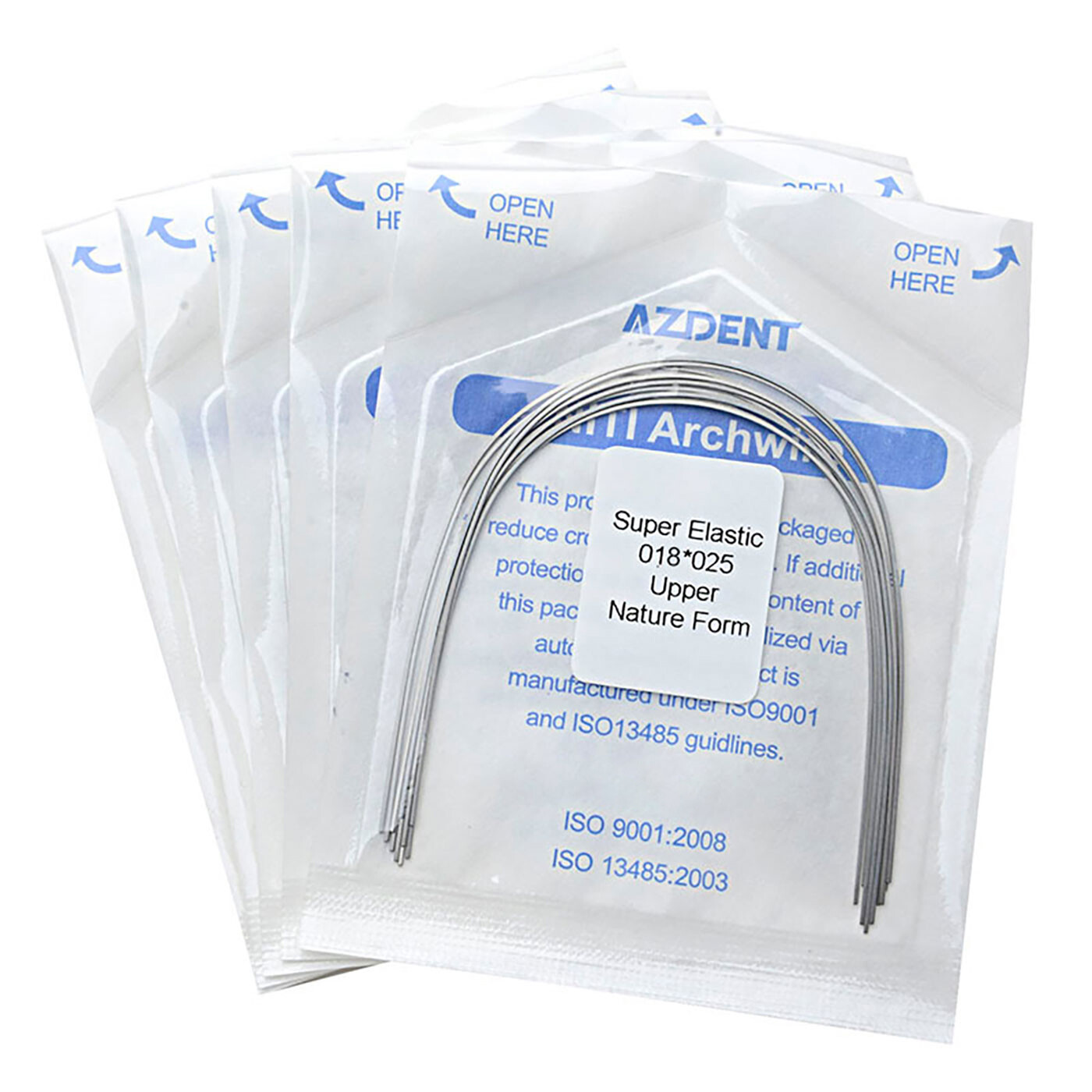 AZDENT Dental Orthodontic Arch Wires Super Elastic Niti Nature Form Rectangular