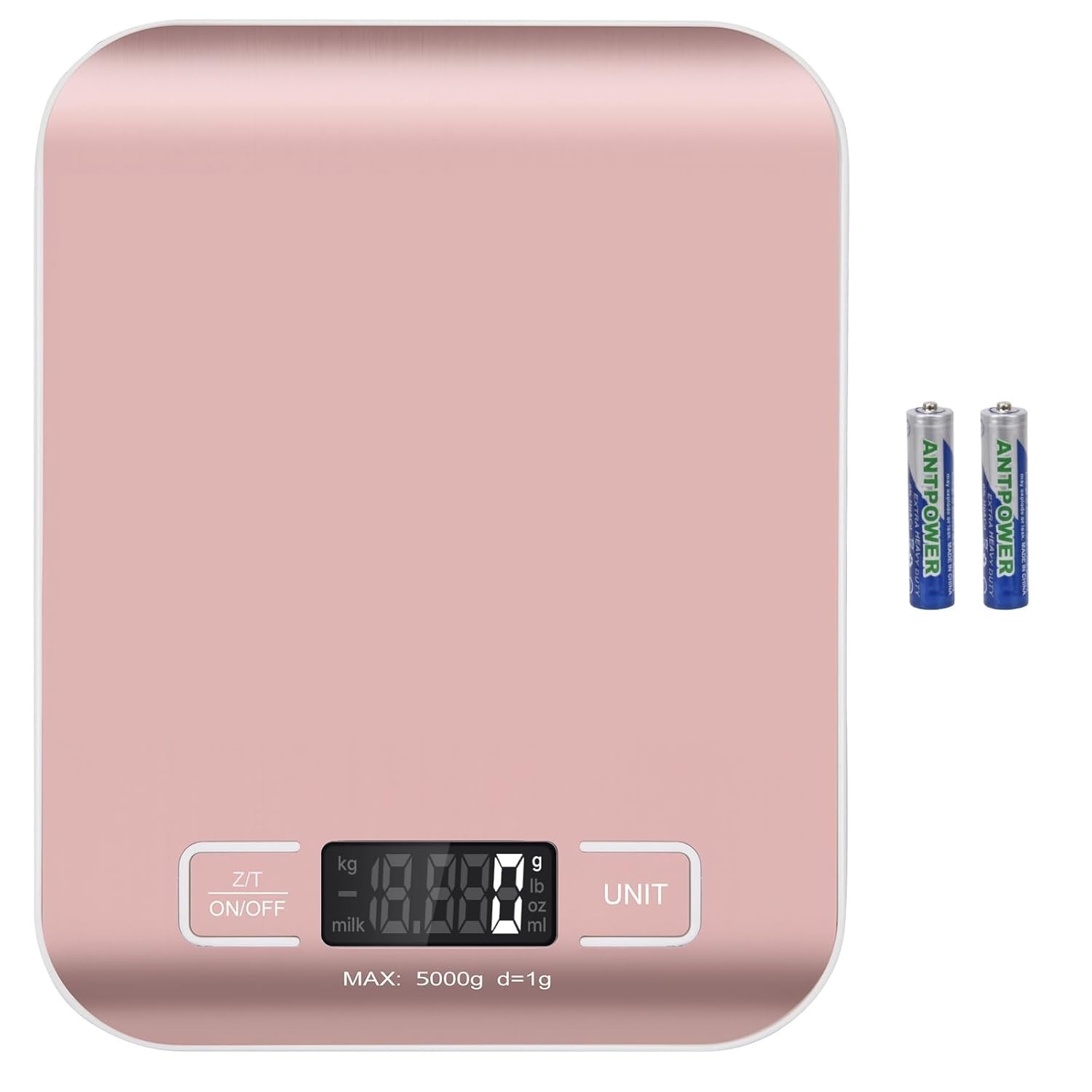 5kg x 0.1 OZ Digital Postal Shipping Scale Stainless Steel Panel- Business, K…