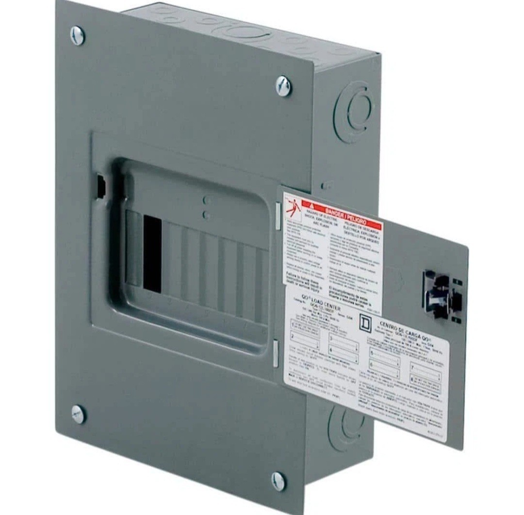 Square D Main Lug Load Center Indoor Flush Mount 100A 6:S, 12:C #QO612L100DF