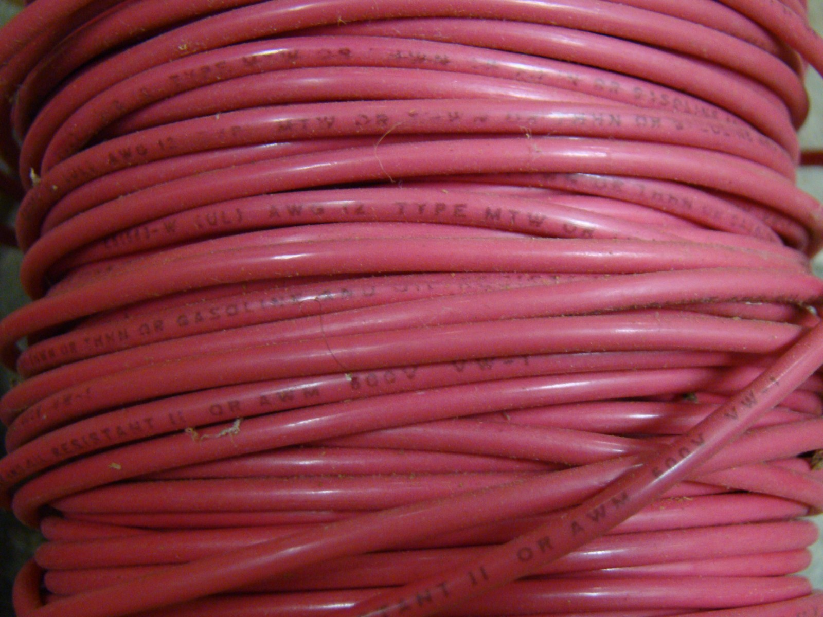 MIXED LOT SPOOLS ELECTRICAL WIRE 18 GAUGE 10 USED SPOOLS CAROL