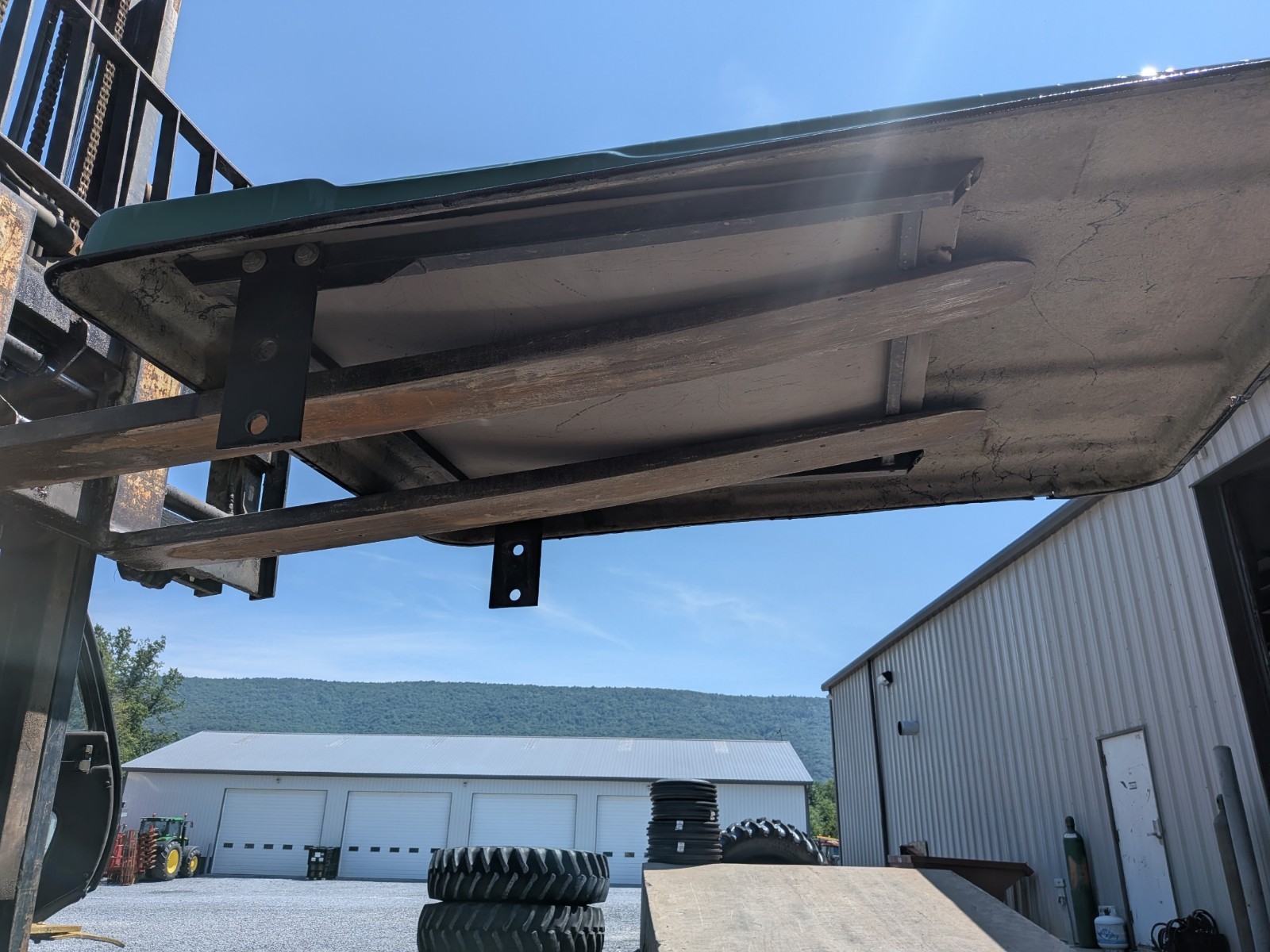 Used John Deere Fiberglass Canopy. This came off of a 6430
