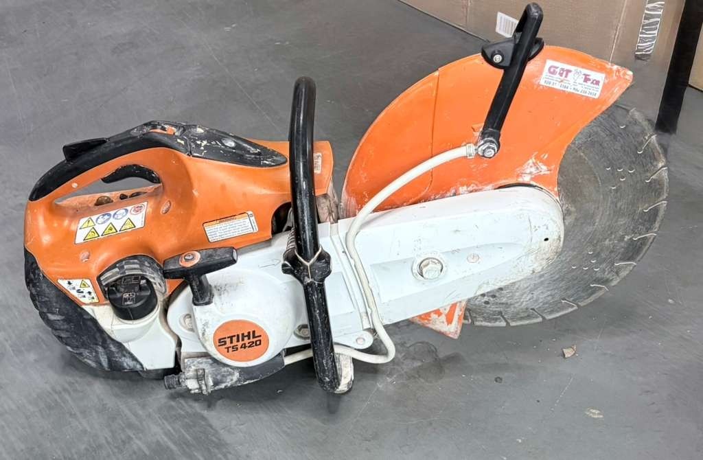 STIHL TS420 14 inch Gas Handheld – Cut-Off – Orange – USED